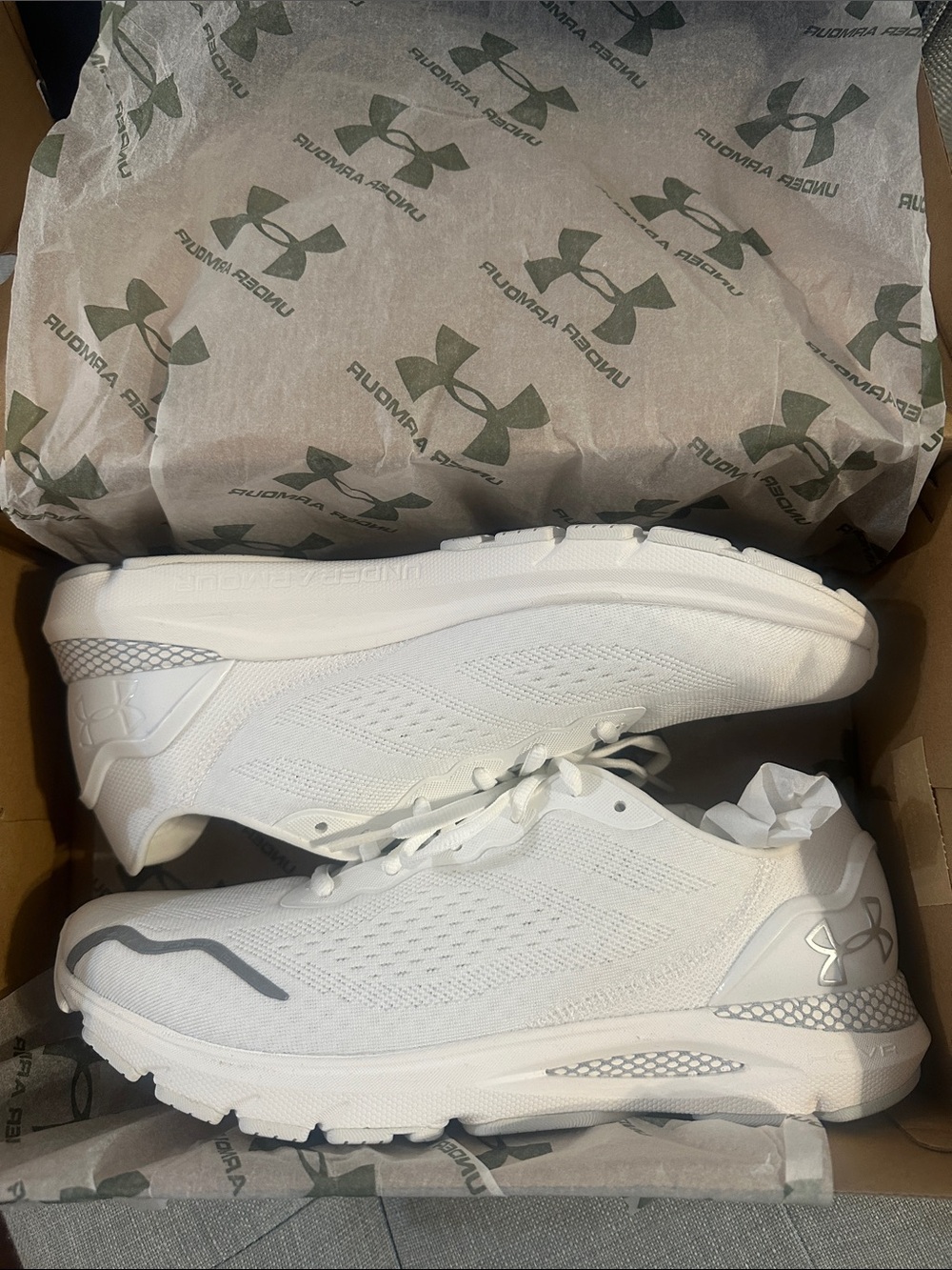 Under Armour White Womens Lightweight Running Trainers